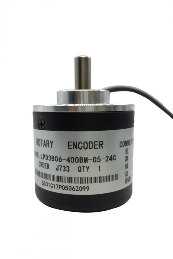LPD3806-400BM-G5-24C 400 Pals Optik Enkoder DC 5V-24V Rotary Döner Encoder, AB 2 Fazlı Motor Dönme Hızı Yön Açı - 4