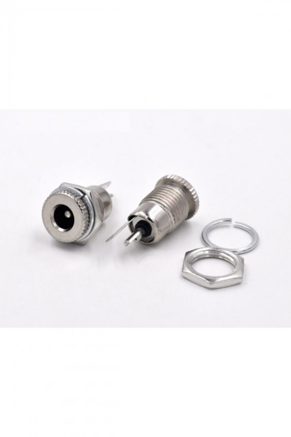 5.5 mm x 2.1mm DC Güç Soketi Metal Panel Montaj Power Jack - 3