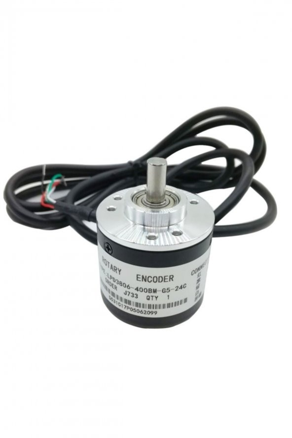 LPD3806-400BM-G5-24C 400 Pals Optik Enkoder DC 5V-24V Rotary Döner Encoder, AB 2 Fazlı Motor Dönme Hızı Yön Açı - 7