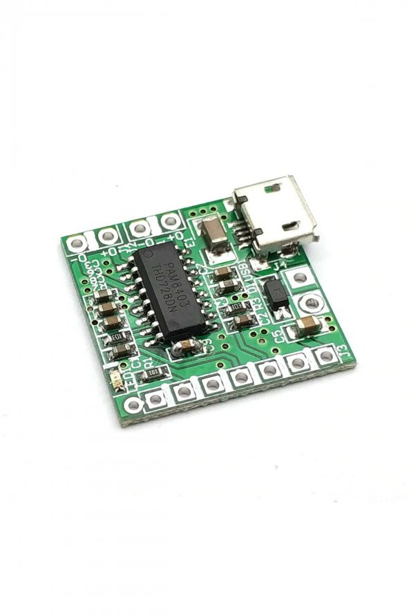 PAM8403 Mini Ses Yükseltici Class D 2x3w Amfi Kartı Micro Usb Beslemeli Stereo Dijital Amfilikatör - 5