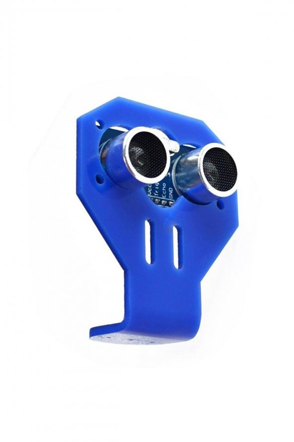 HC-SR04 Ultrasonik Sesnsör Bağlantı Montaj Aparatı  Mesafe Sensör Tutucu Servo Akılı Araba Robot Engel - 3