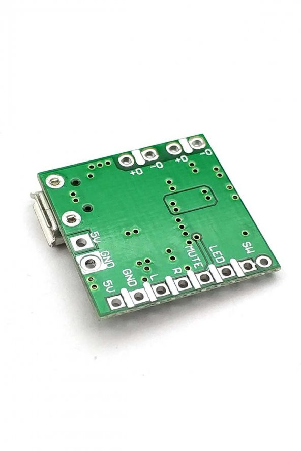 PAM8403 Mini Ses Yükseltici Class D 2x3w Amfi Kartı Micro Usb Beslemeli Stereo Dijital Amfilikatör - 8