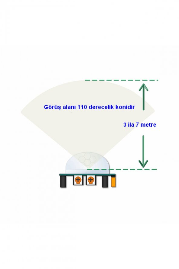 HC-SR501 PIR Sensor Modül  Hareket Algılama Sensor Modülü Kızılötesi İnsan Canlı Algılayıcı Dedektör - 4