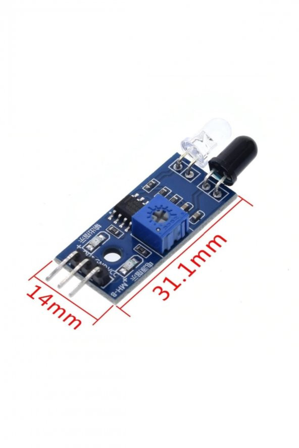 Arduino IR Kızılötesi Engel Algılama Kaçınma Sensörü Akıllı Araba - 8