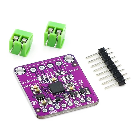 MAX31865 Thermocouple Modül ve 1 Metre PT100 Sensör  RTD Sıcaklık Isı Sensör Okuyucu 15 Bit ADC - Resim 4