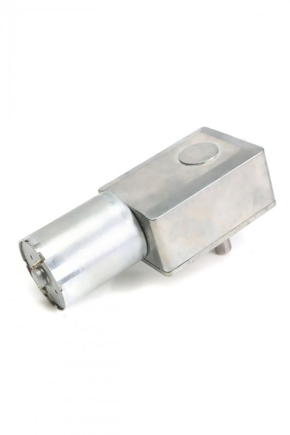 12V 5 Rpm JGY370 Redüktörlü DC Motor M3 Vida Delikli 5Rpm - 4