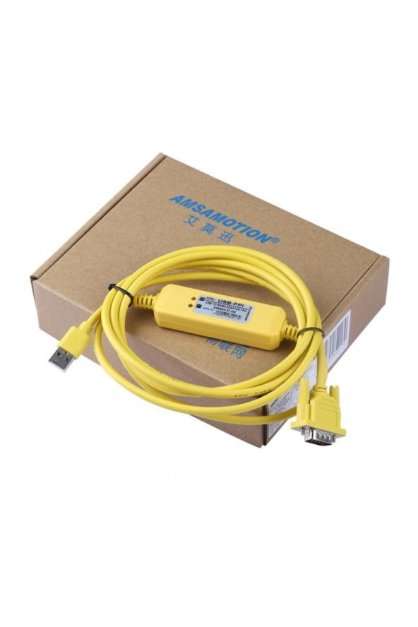 Amsamotion USB-PPI Simens S7 200 PLC Kablosu  Simens S7-200 Serisi Programlama Step 7 Micro Win Endüstriyel Otomasyon - 3