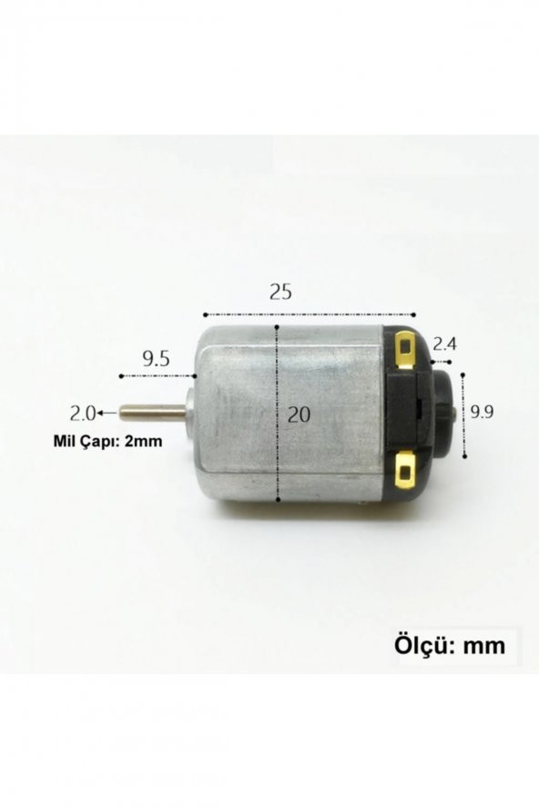 3V 6V DC Motor 130 DC Motor Oyuncak Motoru