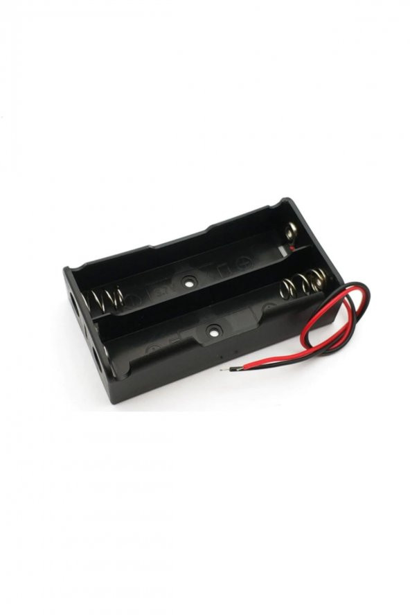 İkili 2 li 18650 Pil Yuvası Kablolu Tutucu 7.4V Pil Şarj Kutusu - 3