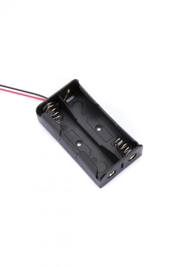 İkili 2 li 18650 Pil Yuvası Kablolu Tutucu 7.4V Pil Şarj Kutusu - 4