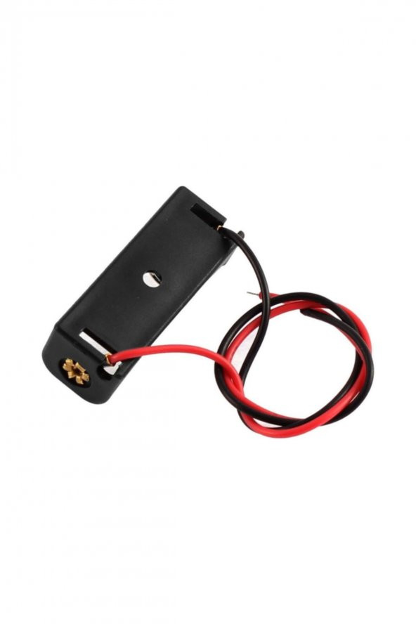 Tekli 1 li 18650 Pil Yuvası Kablolu Tutucu 3.7V Pil Şarj Kutusu - 6