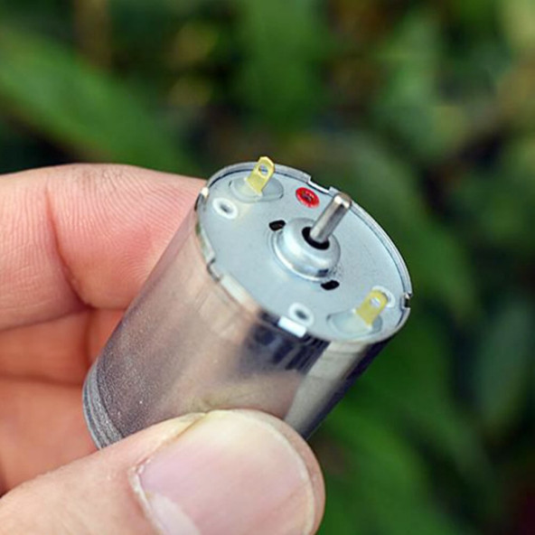 RS370 Karbon Fırçalı DC Motor Dual Çift Milli  DC 12V / 24V 13500 Rpm RC Ucak RC Bot Oyuncak Araba DIY - 2