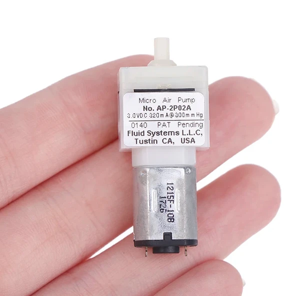 Micro Hava Pompası  3V 30KPa 0.3l/dakika Sessiz Mini Akvaryum Medikal Hava Tankı Gaz Oksijen Motor - 2