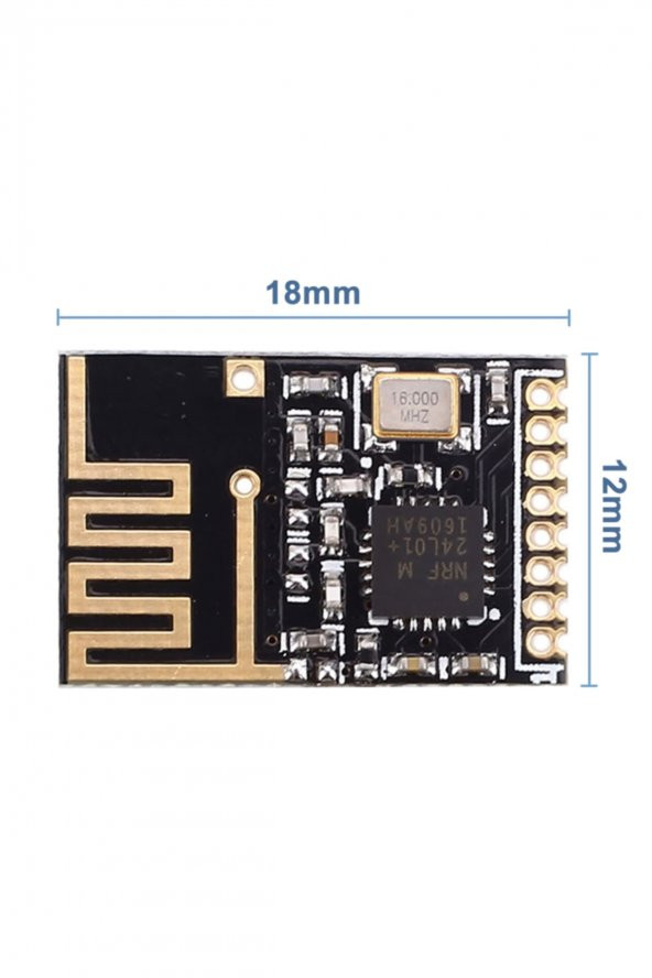 Mini SMD NRF24L01 2.4GHz RF Haberleşme Modülü Kablosuz Tranceiver