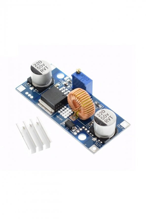 XL4015 5A Voltaj Ayarlı Güç Kaynağı Voltaj Düşürür 36V DC Çevirici Step Down Power Modül Yüksek Güç - 3
