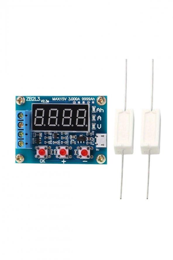 Zb2l3 Pil Kapasite Test Cihazı 1.5v - 15v Pil Kapasitesi Ölçme Ve Deşarj Cihazı - 3