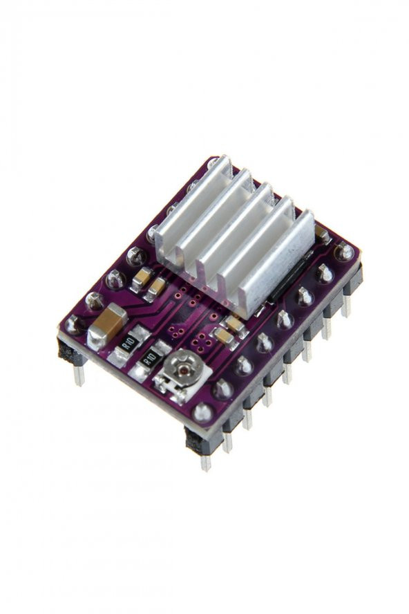 DRV8825 Step Motor Sürücü Modül + Soğutucu  32 Adım 1.5A 3D Yazıcı Robot CNC Reprap MKS GEN Ramps - 5