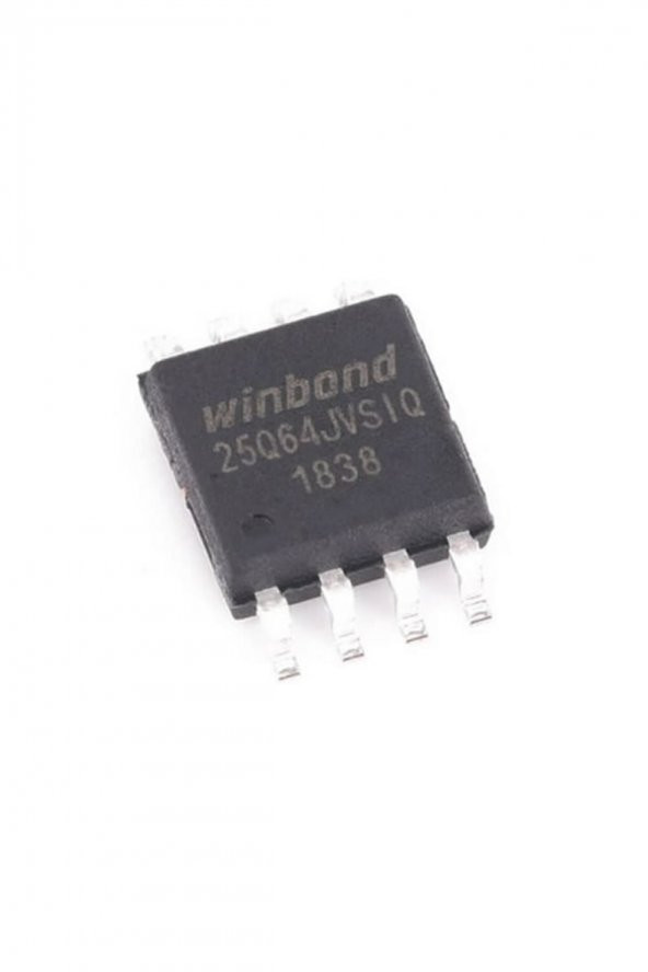 Winbond W25Q64JVSIQ 64M-bit Seri Flash 3.3V SPI Hafıza Entegresi 32768 Sayfa Uniform 4KB SOP8 - 3