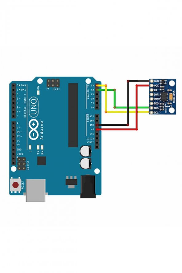 ADXL345 3 Eksen İvme Sensör Modülü GY-291 ADXL345 3 Axis Digital Acceleration Of Gravity Tilt Module - 8