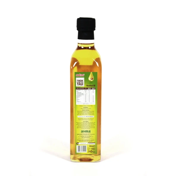 Nutas Fındık Yağı - 500ml Cam Şişe - 4