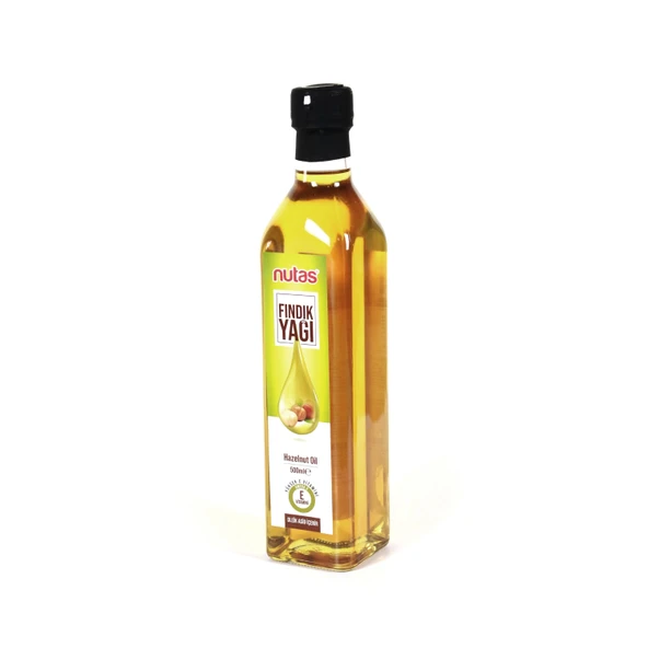 Nutas Fındık Yağı - 500ml Cam Şişe - 2