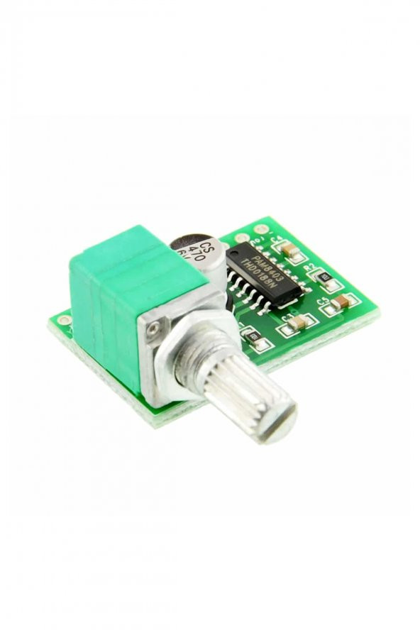 Ses Kontrol Potlu PAM8403 5V Mini Ses Yükseltici Class D 2x3w Amfi Kartı  Stereo Dijital - 5