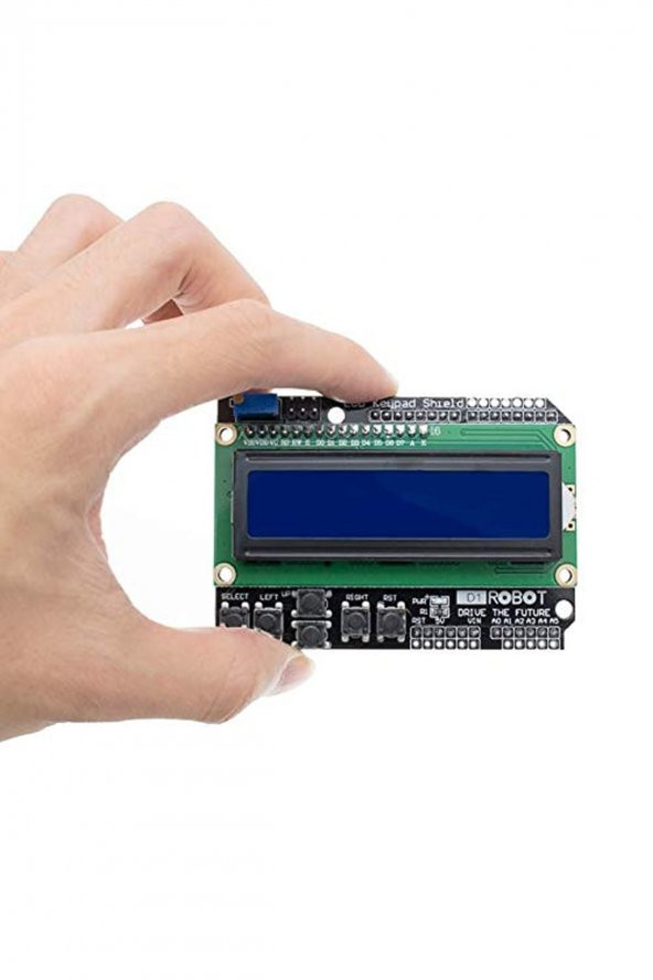 Arduino Shield 2x16 Karakter LCD Modül 6 Buton Keypad Tuş Takımı - 3