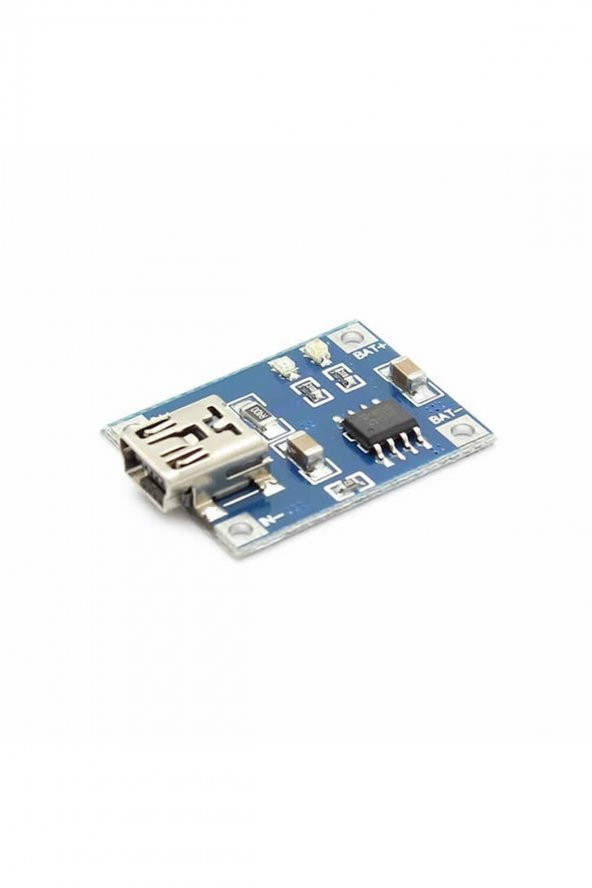 Lityum Pil 18650 Şarj Devresi TP4056 1A Li-Ion Mini Usb Soket Yeni