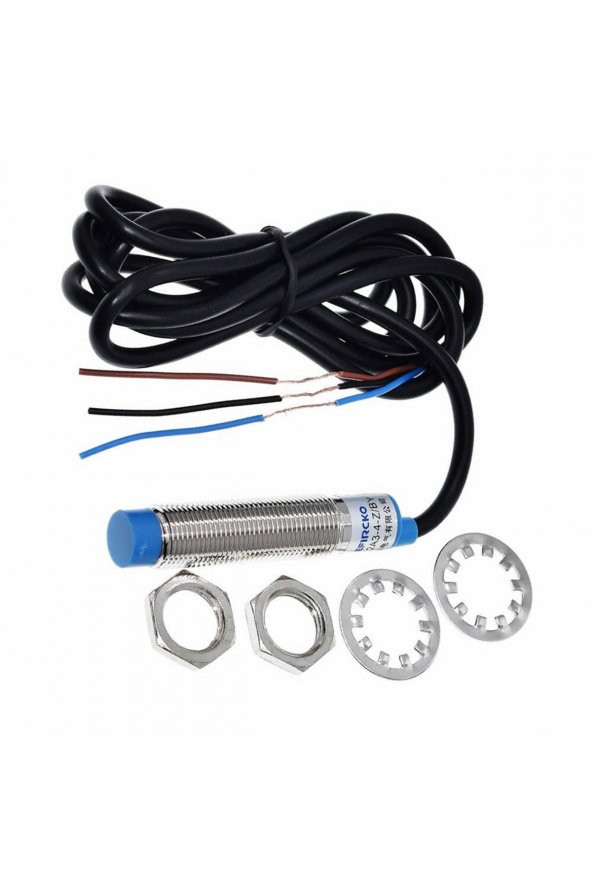 LJ12A3-4-Z/BY Endüktif 4mm Metal Algılayıcı Sensör PNP NO Temassız Proximity 3 Telli DC 6V-36V - 2