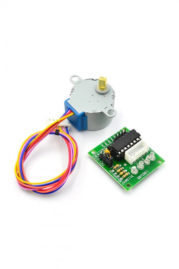 12V 28BYJ48 Step Motor + ULN2003A Sürücü Kartı - 4