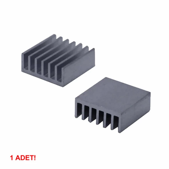 14x14x6mm Aluminyum Soğutucu Siyah M3 Yapıştırma Etiketli Raspberry Xbox Chipset Ekran Kartı Ram - Resim 3