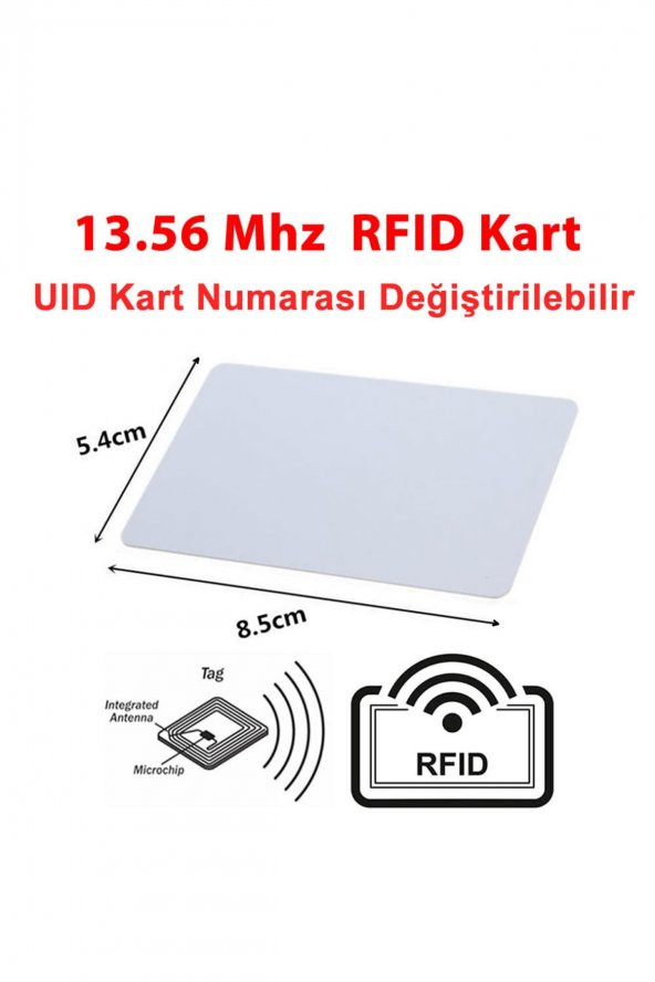 UID Değiştirilebilir 13.56Mhz RFID Manyetik Kart Rfid Proximity Göstergeç Kart 13.56 Mhz Kapı Geçiş