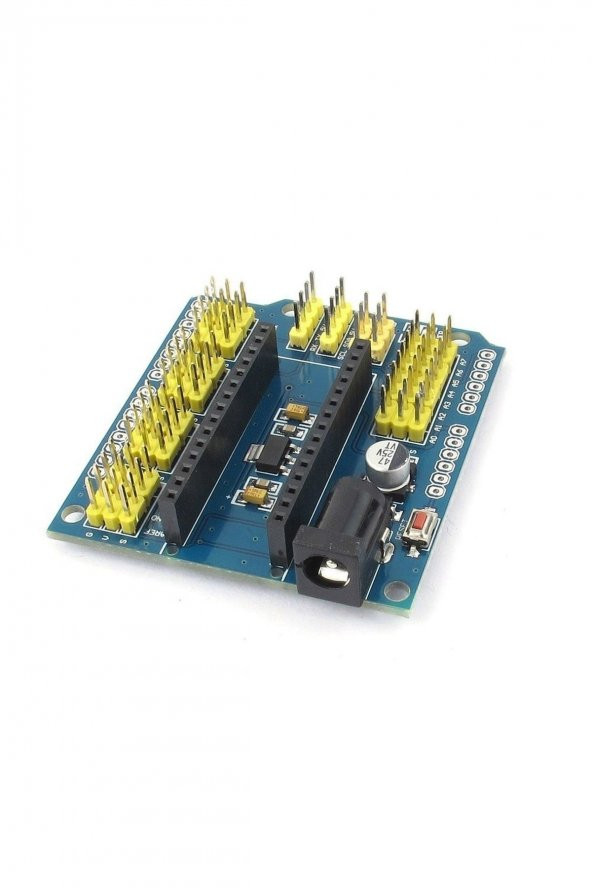 Arduino Nano 3.0  IO Shield  Nano V3 Genişleme Sensör Kontrol Kartı I2C PWM 3.3V Sensör Modül Kolay Bağlantı - 4