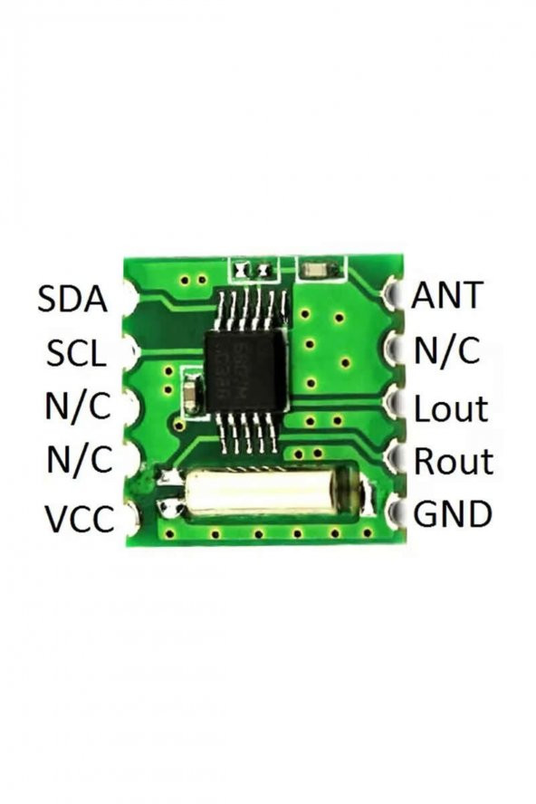 RDA5807M FM Stereo Radyo Alıcı Modülü  RRD-102V2.0 I2C Dijital Programlanabilir Hassas Düşük - 4