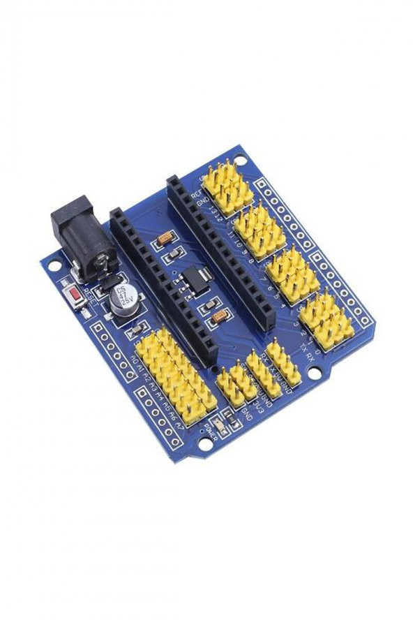 Arduino Nano 3.0  IO Shield  Nano V3 Genişleme Sensör Kontrol Kartı I2C PWM 3.3V Sensör Modül Kolay Bağlantı - 5