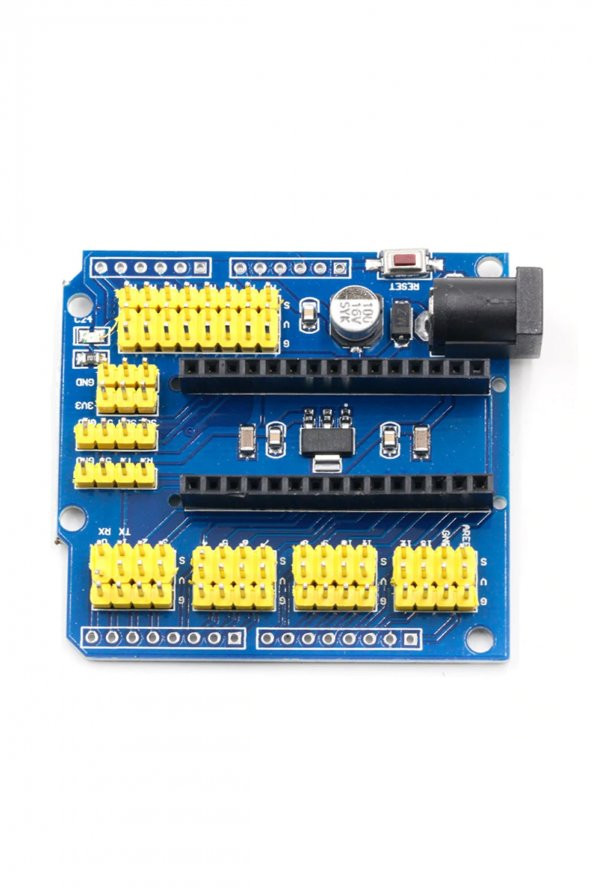 Arduino Nano 3.0  IO Shield  Nano V3 Genişleme Sensör Kontrol Kartı I2C PWM 3.3V Sensör Modül Kolay Bağlantı - 7