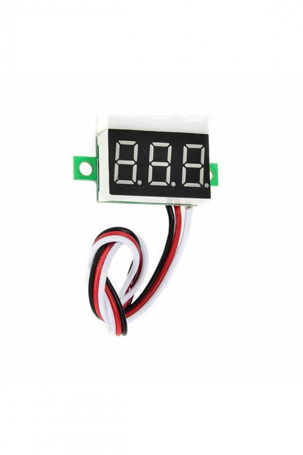 0.36" DC 4,2V - 30V Kırmızı Voltmetre  DSN-DVM-368L V3.01 - 3