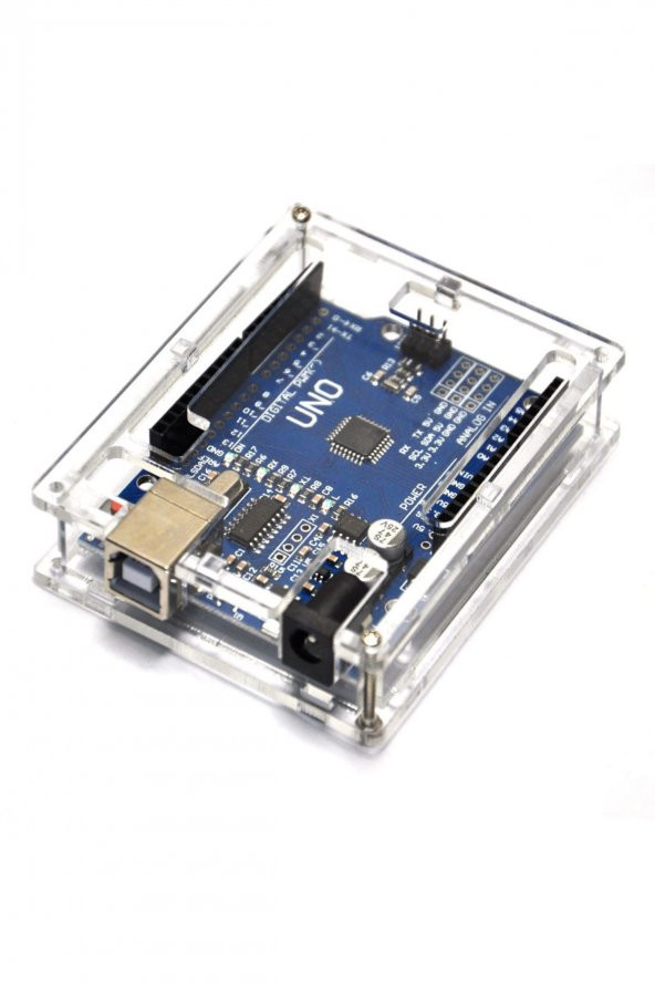 UNO R3 Plastik Koruma Kutusu Arduino Pleksi Kutu - 7