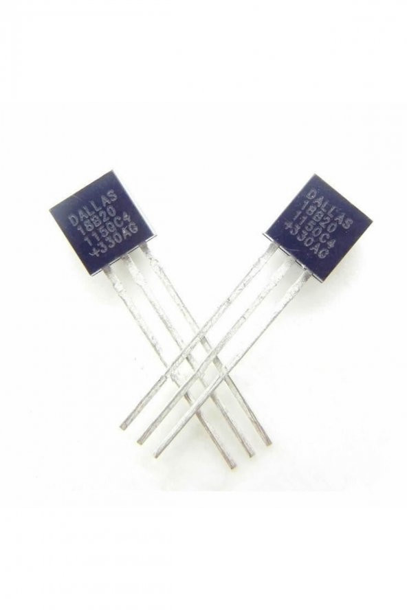 DS18B20 Sıcaklık Isı Sensörü Dijital Termometre IC -55C 125C  TO-92 +-0.5C Hassasiyet 9/12 Bit ADC - 2