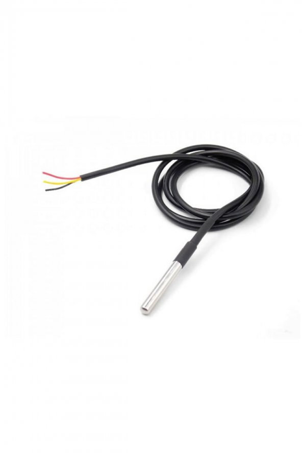 Kablolu Su Geçirmez DS18B20 DS1820 Sıcalık Isı Sensörü 1 Metre Arduino Yeni - 2