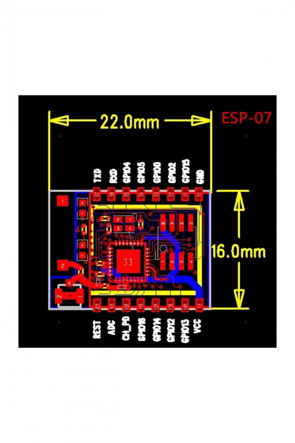 ESP-07 ESP8266  WIFI Modül - 8
