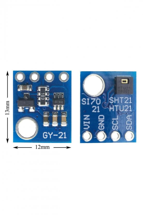 HTU21 5V Sıcaklık ve Nem Sensör Modülü  IIC I2C Yüksek Hassasiyet IIC Dijital Nem Sensörü Klima