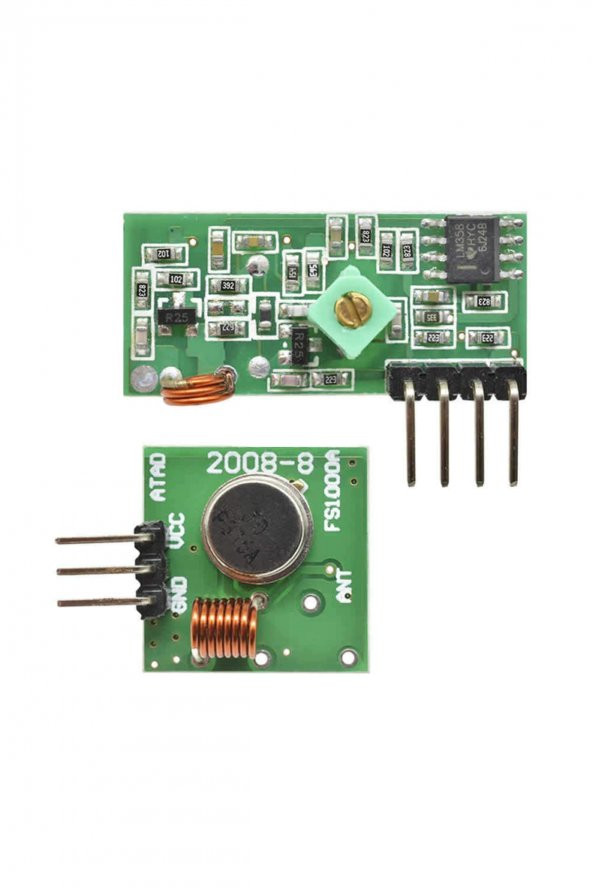 433Mhz RF Alıcı  Verici Modül Çifti Kablosuz Haberleşme Kumanda - 2