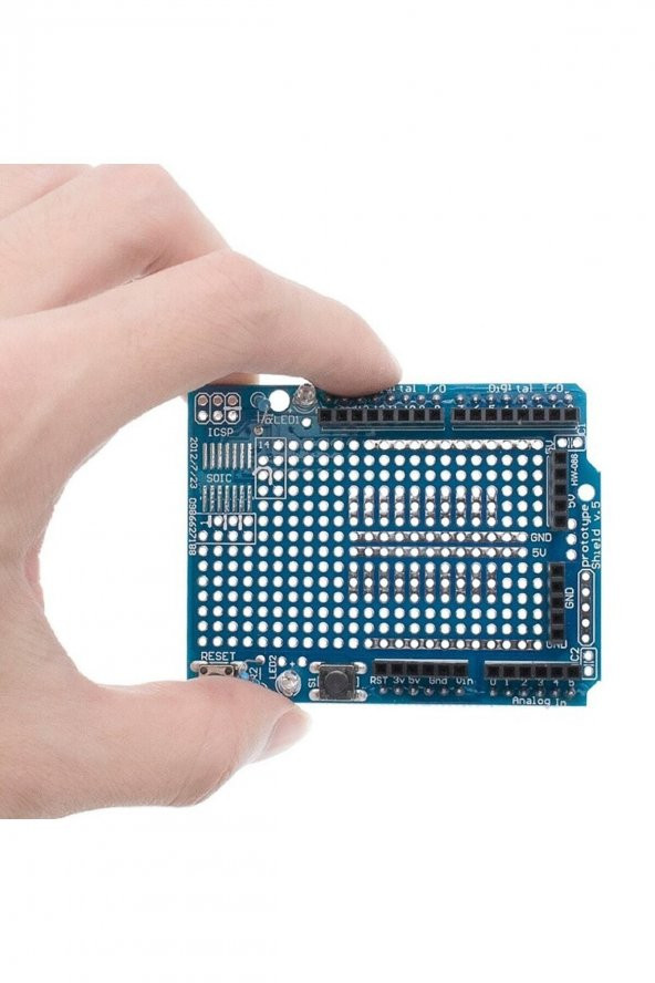 Arduino Proto Shield V5 Syb170 Mini Breadboard  Uno R3 Alt Kart Prototip Genişleme Kartı 2 Led - 2