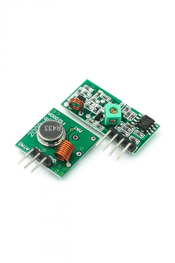 433Mhz RF Alıcı  Verici Modül Çifti Kablosuz Haberleşme Kumanda - 4