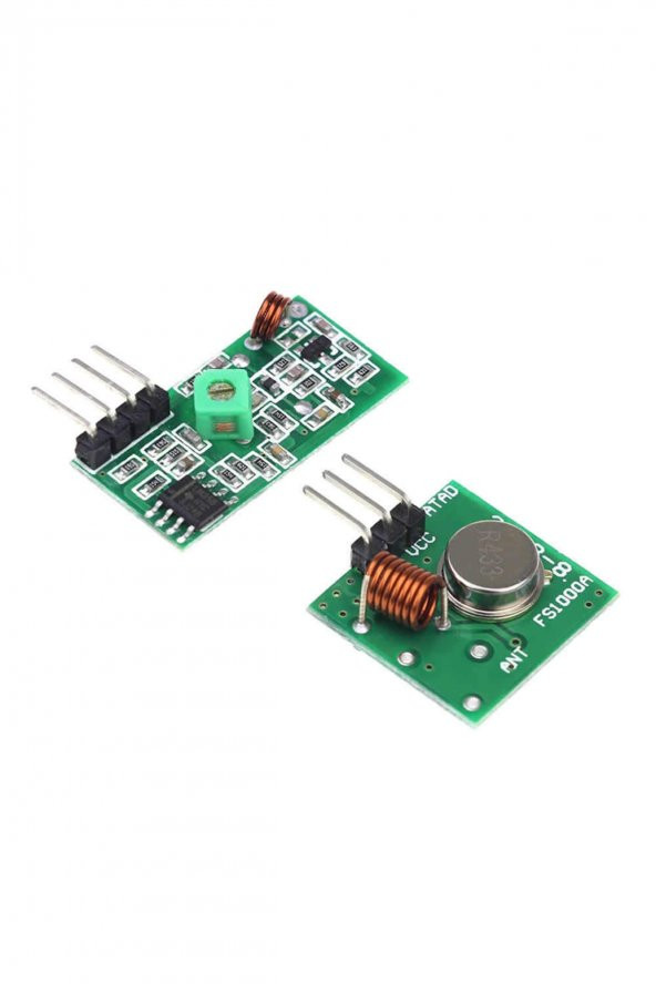 433Mhz RF Alıcı  Verici Modül Çifti Kablosuz Haberleşme Kumanda - 5