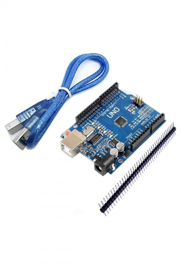 Arduino UNO R3 Klon Atmega328p Smd CH340  Usb Kablolu Açık Kaynak Kodlu Yazılım Geliştirme Kartı - 2