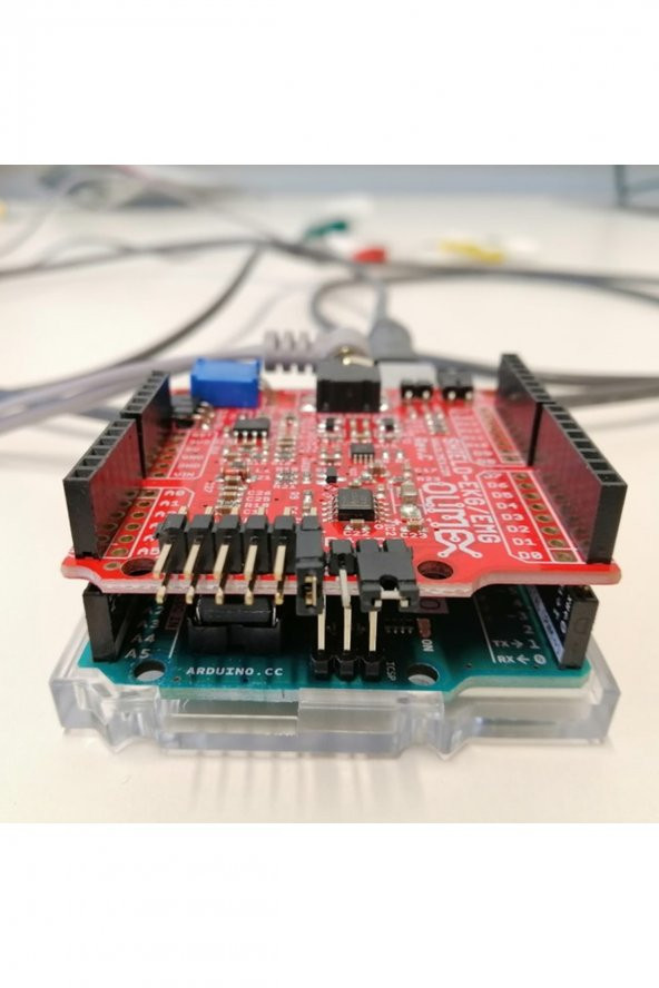 Olimex EKG-EMG Arduino Shield  Açık Kaynak Kod Ekg Ecg Emg Nabız Kalp Elektrokardiyografi - 7