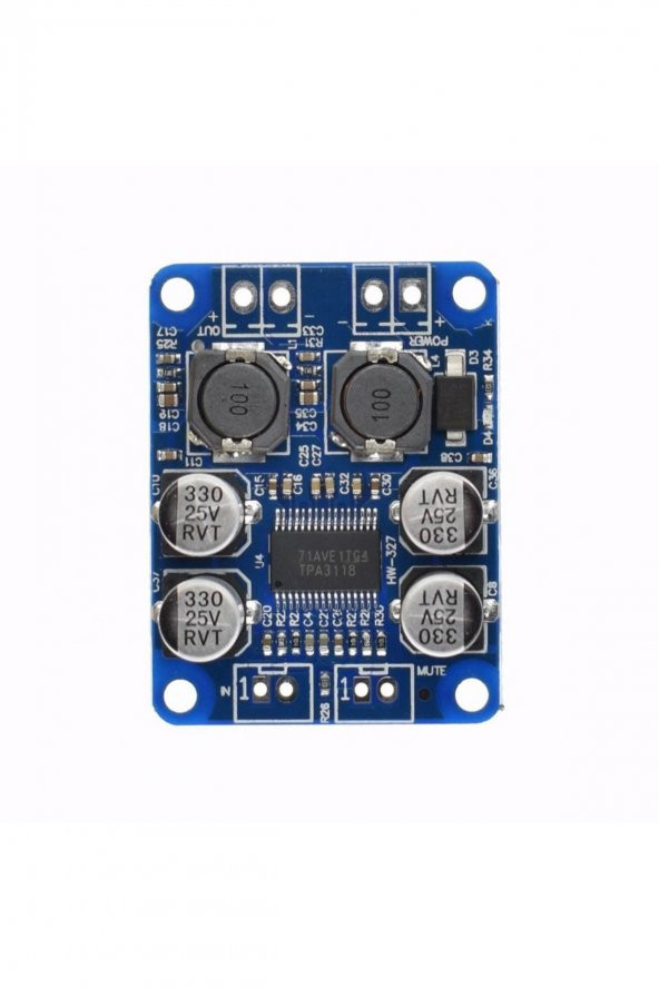 TPA3118 60W Mono Digital Ses Amfi Modül DC 12V-24V Tek Kanal Class D Amplifikatör Amfi Amplifier