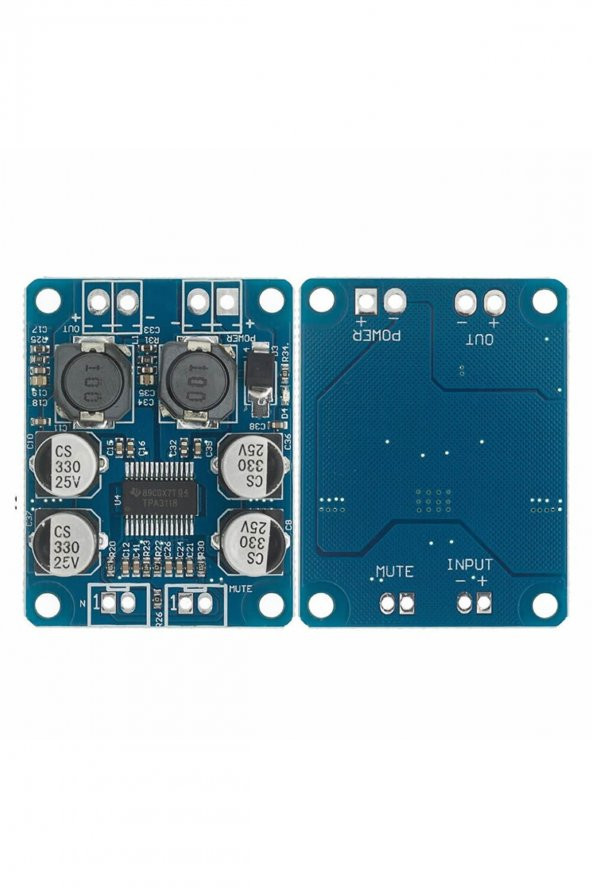 TPA3118 60W Mono Digital Ses Amfi Modül DC 12V-24V Tek Kanal Class D Amplifikatör Amfi Amplifier - 6